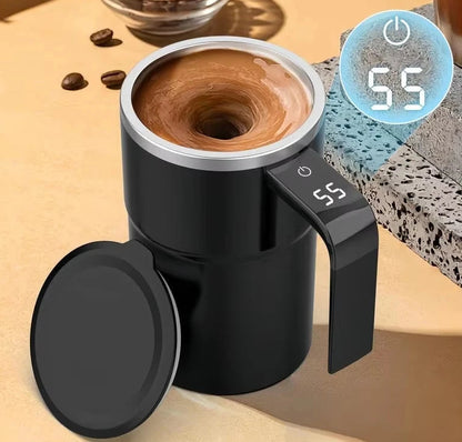 AeroBrew™ Precision-Engineered Magnetic Self-Stirring Mug